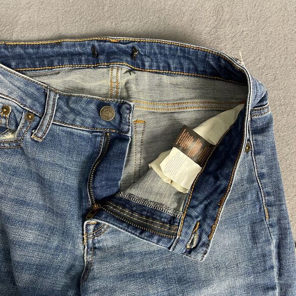 FRYE Womens Jeans 28 Regular Fit Slim Mid Rise Medium Wash Blue - Picture 7 of 12